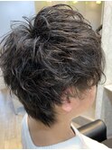 メンズ　カジュアルパーマ