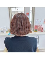 エマ あみ～ろ～ど店(EMMA)&nbsp;ピンクのパッツンボブ