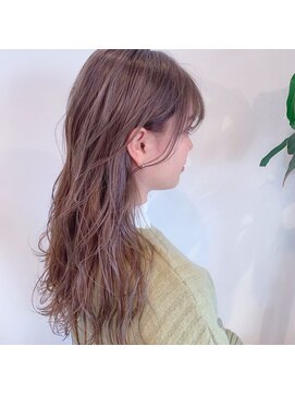 アニータバイガネイシャ(Aujua anita by ganesha) 透明感ミルクアラモード#髪質改善#長浜#ブリーチ#ダブルカラー