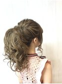 【ヘアセット】ポニーテール