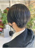 襟足スッキリ♪大人かわいい小顔マスキュリンショート