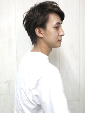 バース(BIRTH) 天神【BIRTH】かき上げサイドパート×ツイストスパイラルパーマ