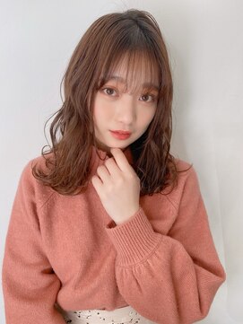 ディレクト 新宿(Direct) ゆるふわミディアム×ベージュ☆