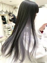 キュエム(Cuem)&nbsp;【Cuem春日】インナーカラー シルバーパープル グレージュ