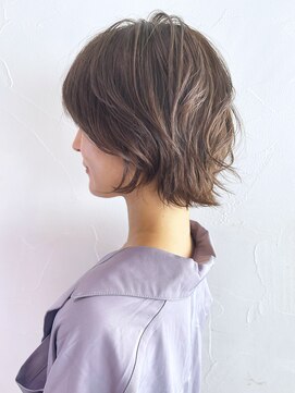 アルバム 渋谷パルコ(ALBUM) ショートウルフ_グレージュカラーボブウルフ_ba354411