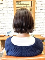 ヘアスタジオ クランプ(Hair studio CLAMP) 外ハネエアリーボブ