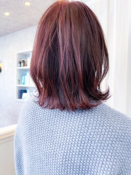 キャアリー(Caary) 福山イルミナカラー人気caaryくびれ切りっぱなしピンクカラー♪