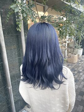 シュガー(Sugar) ネイビーブルー/ダブルカラー/ハイトーン