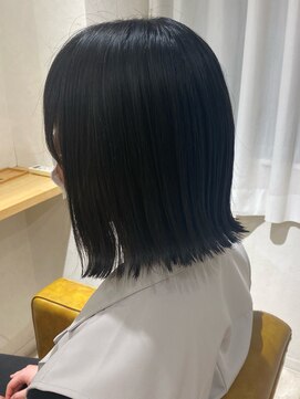 リリィ ヘアデザイン(LiLy hair design) Lilyミディアム/切りっぱなし外ハネボブ