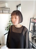 【tila　style】切りっぱなしボブ×アンブレラカラー