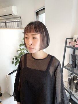 ティラ(tila) 【tila style】切りっぱなしボブ×アンブレラカラー