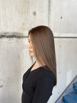 ニコフクオカヘアーメイク(NIKO Fukuoka Hair Make) 福岡天神/シークレットハイライト/透明感グレージュ/ベージュ