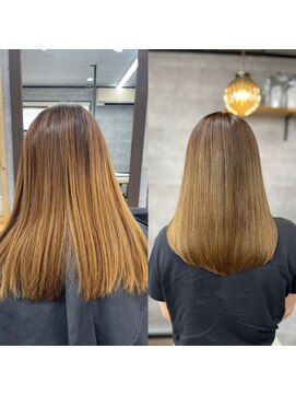 ナチュラル 泉中央店(Natural) 泉区　泉中央　ハイトーン　髪質改善　縮毛矯正