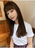 グレージュアッシュネイビーブレー水素ノンダメージカラー表参道
