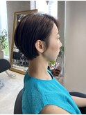 ひし形シルエットの絶壁解消ショート/20代30代40代50代くびれ