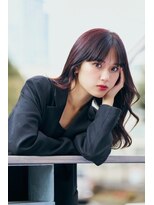 ランテルディ 渋谷(LANTERDIT)&nbsp;大人っぽい透けるwine red   レイヤーカット　/satsuki