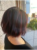 大人かわいい/レイヤーロング/グレーベージュ/前髪パーマ/我孫子