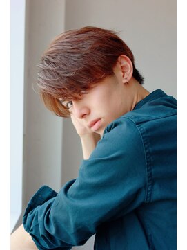 ソイクフ 高田馬場店(SOY-KUFU) MEN'S HAIRアッシュブラックのウルフカルマパーマ