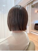 切りっぱなしボブ
