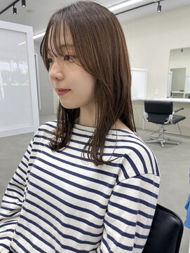 キートス 高知店(kiitos) ★くびれエモージュ大人かわいいモテ髪薄めバングくびれ