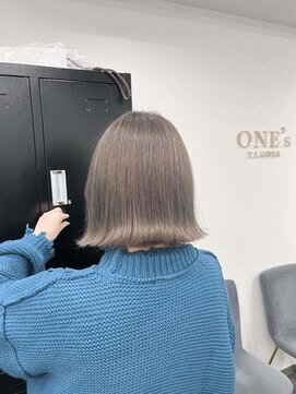 ワンズ ナゴヤ ヴィラ 名古屋栄(ONE's NAGOYA VILA) シアーカラー/カール/セミディ/姫カット