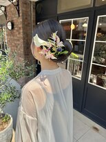 トータルビューティ ジェム バイ ヘアタイム(TOTAL BEAUTY gem by HAIR TIME)&nbsp;ブライダル前撮り シニヨンヘア