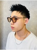 20代30代/メンズ/ビジネス/ナチュラルブラック/ツーブロ/メンズ