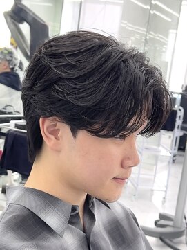 メンズヘアセンス 渋谷(MEN'S HAIR SENSE) ニュアンスパーマ/韓国マッシュ/ダークアッシュ/ベリーショート