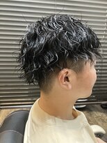 ガイズ ヘアー イサミ(GUY'S HAIR 133)&nbsp;カルマパーマ/ベリーショート/ダークアッシュ/ニュアンスパーマ