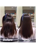 髪質改善ストレート