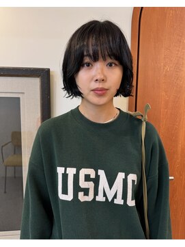 ベンジー オウン 代々木上原店(benji own) パーマ風ミニボブ