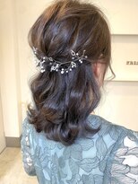 ヘアアンドメイクフリッシュ(HAIR&MAKE FRISCH) 結婚式おすすめヘアセット3