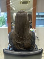 シエル 難波店(CIEL)&nbsp;【オリーブベージュ】#ブリーチなしダブルカラー#Kotona