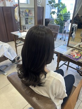 フォルテ 藤枝エピ店 ブリーチなしオリーブグレージュ