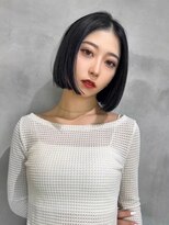 ロンド ジュルード 名古屋(Lond jeloud)&nbsp;ショート ボブ インナーカラー 韓国風5116