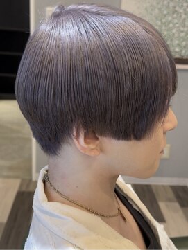 ランソ 新宿(RUNSO) フェザーパーマ×サーフカール×刈り上げセンターパート