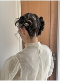 個性派ヘアセット