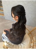 小学生/卒業式/ハーフアップ