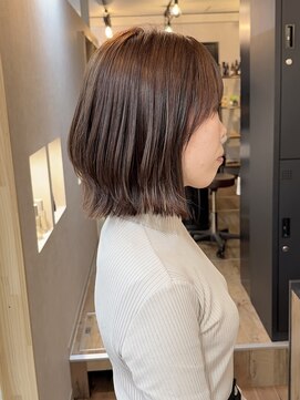 シュガー バイ エクラート 立川南口店(SUGAR by ECLART) 【ボブレイヤー×モーヴブラウン】#髪質改善#美髪矯正#縮毛矯正