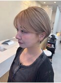 【ショートスタイル&ブリーチカラー】