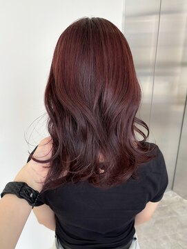 ソピ 名古屋名駅(sopi by invitation) チェリーピンク/ピンクカラー/ブリーチなしカラー