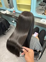 イオエ 西梅田(ioe)&nbsp;ブリーチなしカラー/髪質改善/ミルクティーベージュ/小顔へア