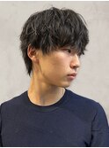 無造作ツイスパ×スパイキーショートでワイルドに◎メンズ