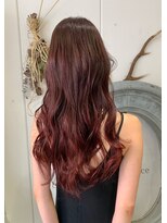 S4ヘアープロデュース(S4 hair produce)&nbsp;赤髪ロング