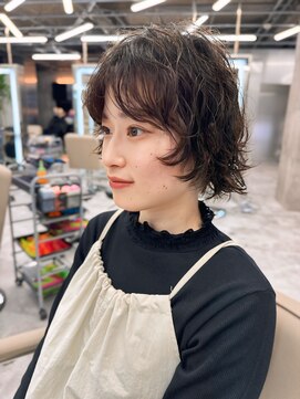 エヴァン(HEVIN) ウルフボブ☆コールドパーマ☆