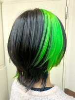 エターナルバイマティーナ(Eternal by MATINA)&nbsp;【ネオングリーン×デザインカラー】池袋美容室