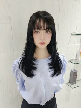 タブーセントラル(TABOO Central) 結べるレイヤーカット/ロング/韓国風ブラック