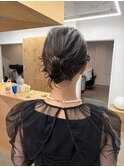ゆるっとねじりアレンジ