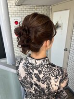 フェリーチェ 六本木店(Felice)&nbsp;アップスタイル　ヘアセット　結婚式ヘアセット　参列