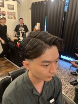 ブロートーキョーバーバーショップ 神田店(Bro Tokyo BARBERSHOP)&nbsp;七三ショート